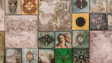 Load image into Gallery viewer, Square 3D Tile whirpool from armored gypsum / mosaic tile / hand painted tiles / tile decals bathroom / wall tile