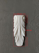 Load image into Gallery viewer, Acanthus resin appliques (set of 2) vintage furniture upcycling , acanthus mouldings , furniture appliques