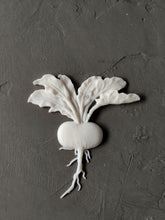 Load image into Gallery viewer, Beet, beetroot resin applique, vegetables mouldings for furniture makeover, furniture appliques, resin furniture ornaments, resin mouldings