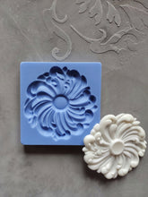 Load image into Gallery viewer, Silicone Mold Whirpool overlay, mold for clay, mold for resin, mold for concrete, furniture appliques