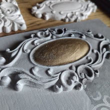 Load image into Gallery viewer, Resin furniture embellishment, furniture appliques, vintage upcycling elements, resin overlays