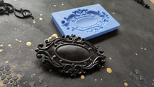 Load image into Gallery viewer, Silicone Mold for Central ornate Decor upcycled furniture Furniture Appliques polymer clay mold concrete molds