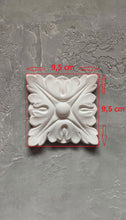 Load image into Gallery viewer, Ornament Block for Furniture upcycling and home art projects, Resin appliques, Resin Onlay, Furniture renovation