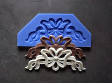 Load image into Gallery viewer, Silicone Mold Bow, Furniture embellishment, furniture appliques, furniture upcycling, vintage makeover, bow overlays