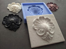 Load image into Gallery viewer, Silicone Mold Tile Shell , Shell applique , tile mould , shell moulding , molding tile ,Italian Shell , Silicone shell mold