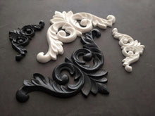 Load image into Gallery viewer, Decorative corners set (2pcs) , furniture appliques, resin corners, frame corners