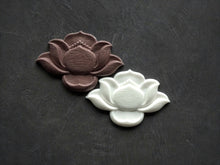 Load image into Gallery viewer, Silicone Mold Lotus, Furniture embellishment, Lotus Mold Decorative Lotus Resin Onlay Mould Furniture upcycling