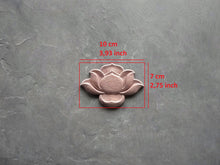 Load image into Gallery viewer, Lotus flower resin moulding, Furniture Aplliques, Furniture moulding, Resin Onlay, Furniture upcycling, Mould, Applique mold, onlay resin