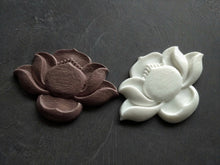 Load image into Gallery viewer, Silicone Mold Lotus, Furniture embellishment, Lotus Mold Decorative Lotus Resin Onlay Mould Furniture upcycling