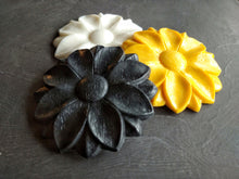 Load image into Gallery viewer, Silicone mold for round flower, furniture embellishment mould, silicone form, onlay mold for clay, furniture upcycling