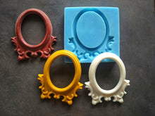 Load image into Gallery viewer, Photo frame silicone mold , wall decore, shabby chic frame, frame mould, mold for resin, mold for concrete