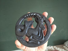 Load image into Gallery viewer, Capricorn zodiac sign resin medallion, Resin applique, upcycled furniture , wall and door pediments