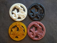 Load image into Gallery viewer, Capricorn zodiac sign resin medallion, Resin applique, upcycled furniture , wall and door pediments