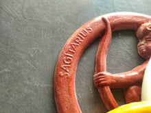 Load image into Gallery viewer, Sagittarius zodiac star sign medallion Silicone Mold, astrology sign, Virgo gifts. astrology symbol mold, zodiac molds