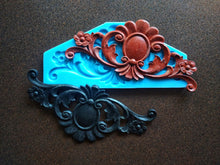 Load image into Gallery viewer, Silicone mold for large pediment 31cm long, Furniture Appliques, furniture appliques, mold for resin