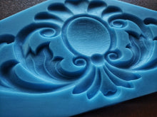Load image into Gallery viewer, Silicone Form for decorative onlays 31cm Long / Furniture Appliques / upcycled furniture / Silicone Mold / pediment
