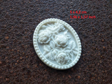 Load image into Gallery viewer, Flowers resin cameo chic cameo doll house furniture shabby chic resin cameo furniture appliques