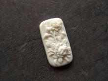 Load image into Gallery viewer, Flowers resin cameo dollhouse supplies cameo doll house furniture shabby chic resin cameo furniture appliques