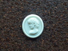 Load image into Gallery viewer, Roman resin cameo 2.6cm (4pcs), small man portrait medallion