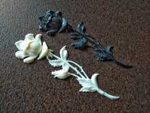 Load image into Gallery viewer, Rose resin moulding (20cm) resin casting flowers, furniture makeover, decorative moldings, furniture onlays