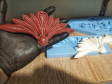 Load image into Gallery viewer, Silicon Mold for furniture decorative embellishment ,Wall pediment, Furniture Ornament, mold for clay, Furniture Appliques