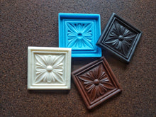 Load image into Gallery viewer, Mold for Square tile with texture, tiles mold, mold for concrete, mold for gypsum, mold for resin, mouldings