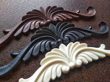 Load image into Gallery viewer, Resin ornate pediment 30cm, furniture appliques, resin mouldings, resin pediment, vintage makeover