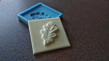 Load image into Gallery viewer, Oak Leaf 3D tile mold, Silicone mould, antique applique, concrete mold, cement mold, vintage tiles, antique tiles, mould for resin