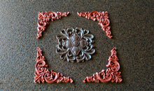 Load image into Gallery viewer, Silicone mold chic corner furniture appliques decorative corner applique corner furniture molds concrete mold