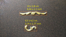 Load image into Gallery viewer, Silicone mold ornate set, furniture appliques, mold for clay, mold for resin, furniture upcycling, ornate pediments