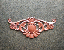 Load image into Gallery viewer, Furniture Pediment embellishment 31cm, Handmade carved embellishment Decorative Applique
