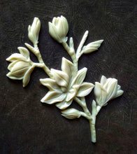 Load image into Gallery viewer, Flower resin applique Flower mouldings Furniture DIY makeover embellishments
