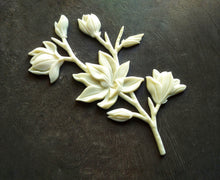Load image into Gallery viewer, Flower resin applique Flower mouldings Furniture DIY makeover embellishments
