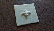 Load image into Gallery viewer, Square Tile Silicone Mold with Antique Ornament Element, Concrete Cement Resin Clay Crafting
