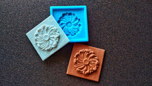 Load image into Gallery viewer, Tile Silicone Mold with volumetric Whirlpool element, Vintage Style tiles, Concrete &amp; Resin
