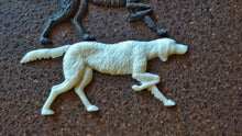 Load image into Gallery viewer, Hound Dog Resin Applique: Furniture Moulding Onlay (4.8 x 2 inch)
