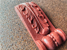 Load image into Gallery viewer, Furniture resin acanthus style bracket 1pcs | Furniture decorative bracket overlays | carved embellishments | makeover supplies
