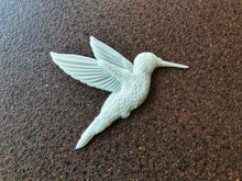 Load image into Gallery viewer, Hummingbird Resin Onlay: Furniture Applique, Bird Decor (11.5 cm)
