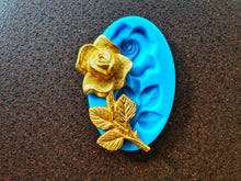 Load image into Gallery viewer, Silicone Mold for Chic Rose with Stem : Handmade Flower Casting
