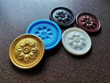 Load image into Gallery viewer, Furniture Rosette Silicone Mold: Wood Carving Embellishment, 9.7cm
