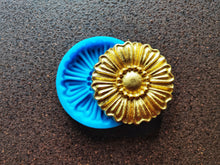 Load image into Gallery viewer, Furniture Rosette Silicone Mold: Wood Carving Embellishment, 9.7cm
