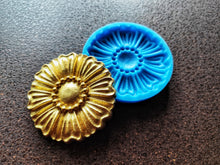 Load image into Gallery viewer, Furniture Rosette Silicone Mold: Wood Carving Embellishment, 9.7cm
