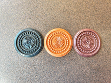 Load image into Gallery viewer, Furniture Rosette Silicone Mold: Wood Carving Embellishment, 9.7cm
