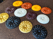 Load image into Gallery viewer, Wood Texture Rosette Silicone Mold: Furniture Carvings, Clay &amp; Resin
