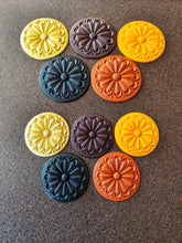 Load image into Gallery viewer, Wood Texture Rosette Silicone Mold: Furniture Carvings, Clay &amp; Resin
