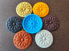 Load image into Gallery viewer, Wood Texture Rosette Silicone Mold: Furniture Carvings, Clay &amp; Resin
