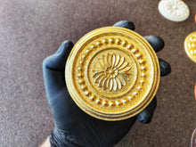 Load image into Gallery viewer, Furniture Rosette Silicone Mold: Wood Carving Embellishment, 9.7cm
