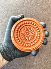 Load image into Gallery viewer, Furniture Rosette Silicone Mold: Wood Carving Embellishment, 9.7cm
