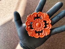 Load image into Gallery viewer, Furniture Rosette silicone Mold, 9.8 cm, for Furniture Carvings and Embellishments
