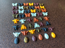 Load image into Gallery viewer, Artificial Flying Insects: Resin Bee, Butterfly, Ladybug Miniatures
